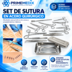 SET DE SUTURA EN ACERO QUIRURGICO - IMPORTADO